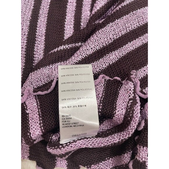 Free People Beach Bash Sweater Set Chocolate Plum Combo Size S Small $198 NWOT - Picture 12 of 12